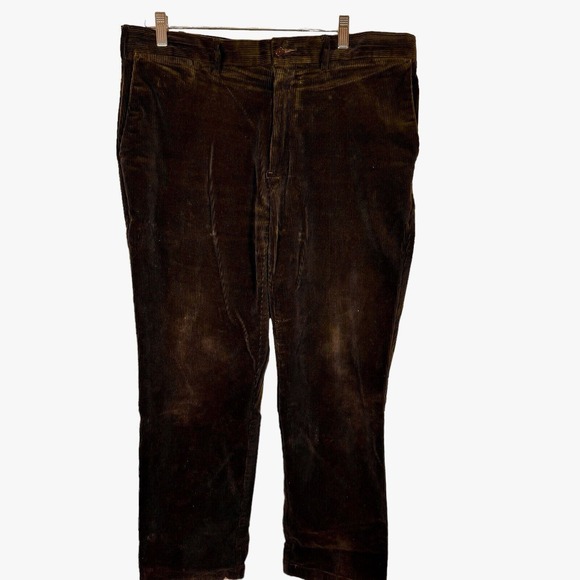 Polo Ralph Lauren Corduroy Pants 36x30 Forest Green Classic Fit Medium Cord - Picture 3 of 8